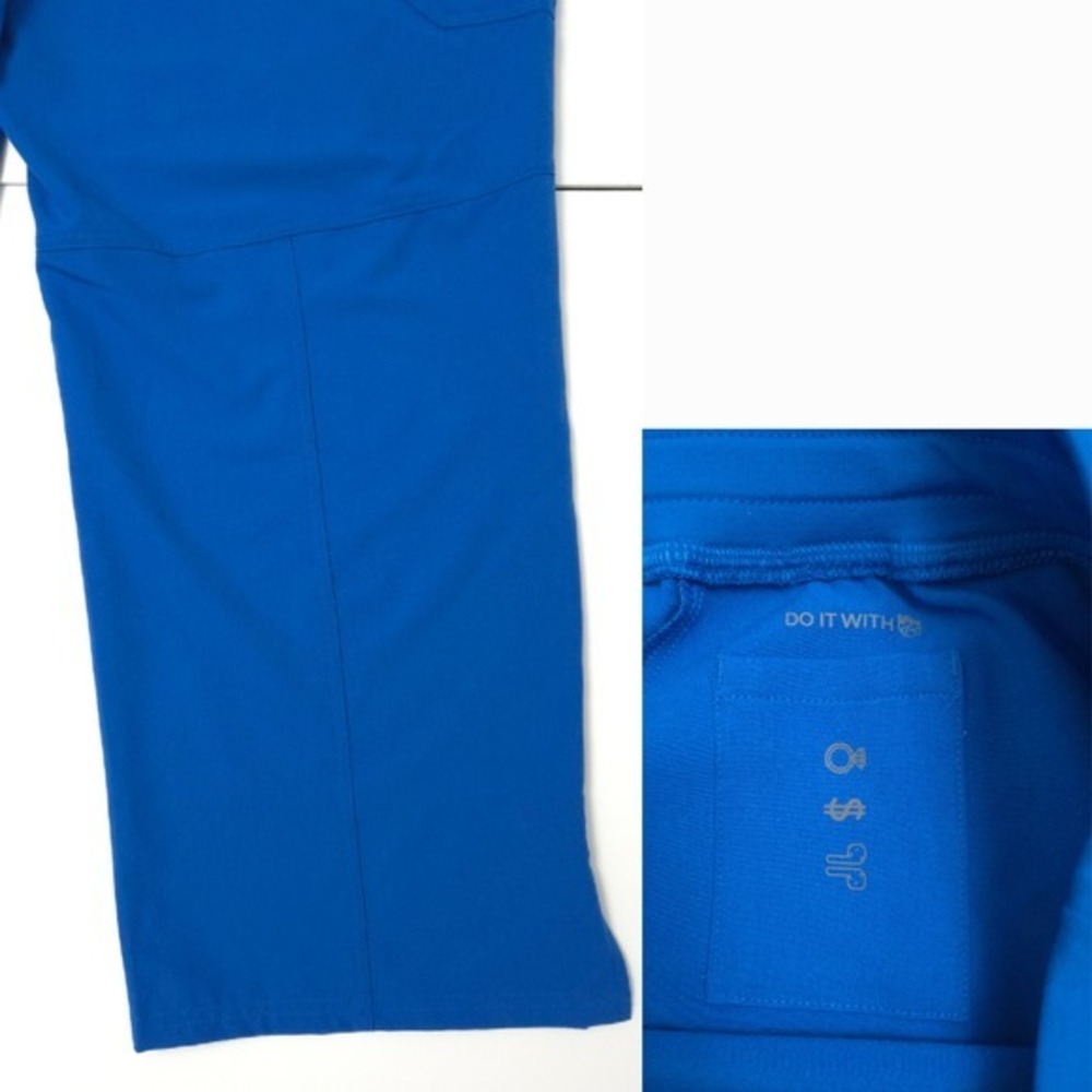 Figs Royal Blue Kade Cargo Scrub Pants-‎ Plus Size Tall 5XLT - Picture 7 of 9